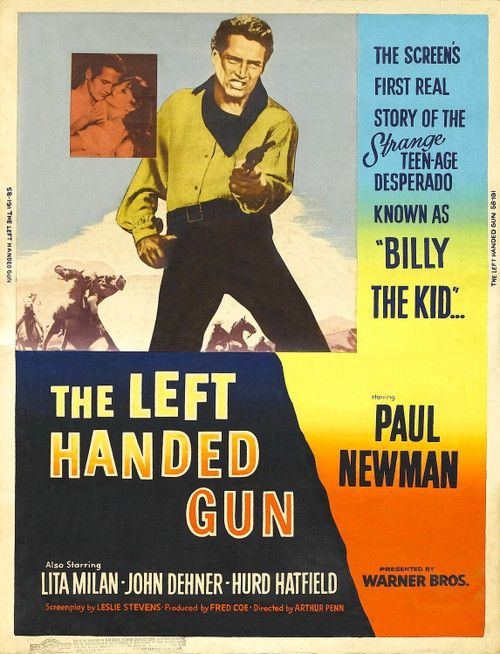 The Left Handed Gun (1958)_1 Poster Canvas Movie Film Print A0 A1 A2 A3 A4 A5 A6