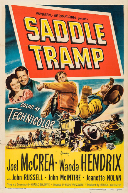 Saddle Tramp (1950)_1 Poster Canvas Movie Film Print A0 A1 A2 A3 A4 A5 A6 Art Wa