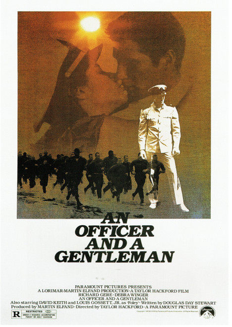 An Officer and A Gentleman-US 1982 Poster Canvas Movie Film Print A0 A1 A2 A3 A4