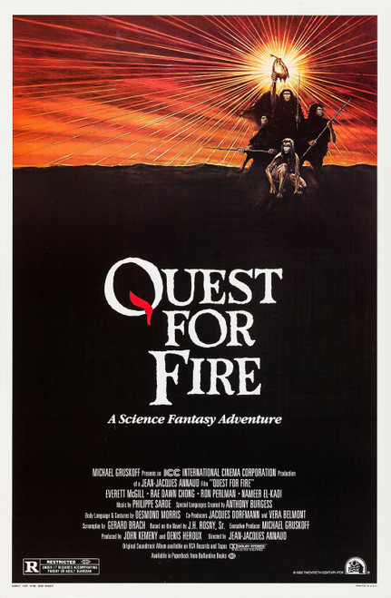 Quest for Fire (1982)_0 Poster Canvas Movie Film Print A0 A1 A2 A3 A4 A5 A6 Art