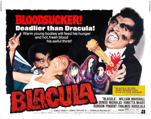Blacula 02 Poster Canvas Movie Film Print A0 A1 A2 A3 A4 A5 A6 Art Wall Decorati