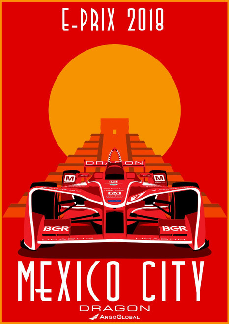Dragon Mexico 3 Poster Canvas Print Art Painting Decor Reprint wall A0 A1 A2 A