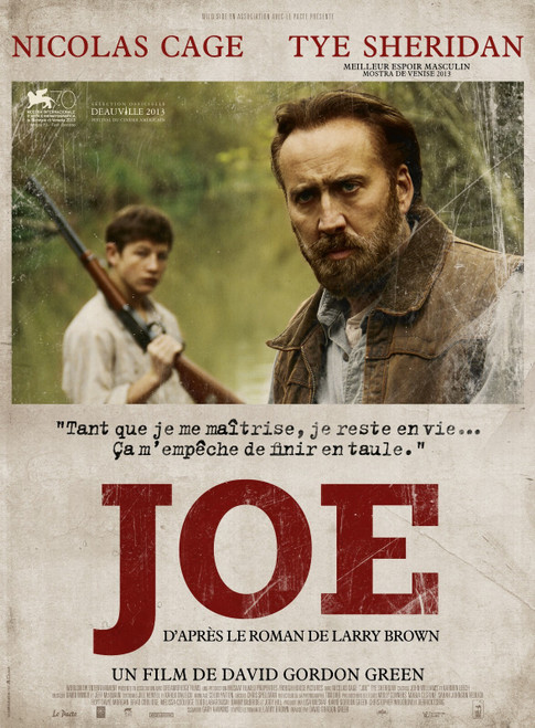 Joe (2014)_1 Poster Canvas Movie Film Print A0 A1 A2 A3 A4 A5 A6 Art Wall Decora