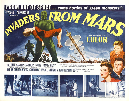 Invaders From Mars 05 Poster Canvas Movie Film Print A0 A1 A2 A3 A4 A5 A6 Art Wa