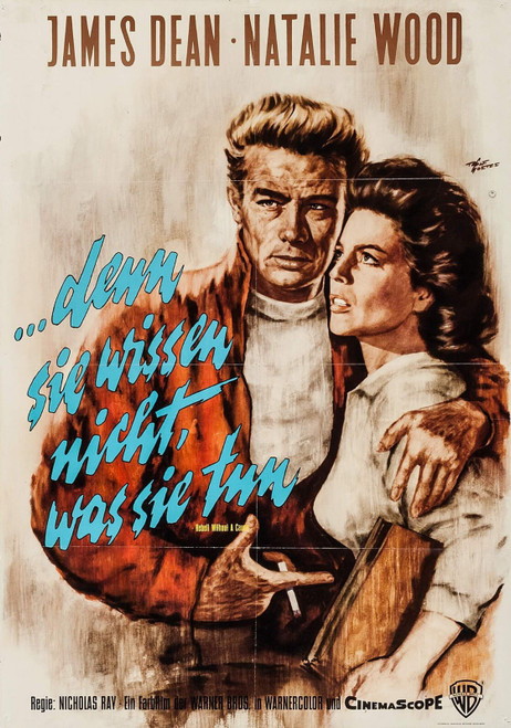 Rebel Without a Cause (1955)_13 Poster Canvas Movie Film Print A0 A1 A2 A3 A4 A5