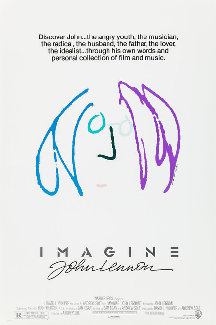 Imagine_ John Lennon (1988)_2 Poster Canvas Movie Film Print A0 A1 A2 A3 A4 A5 A