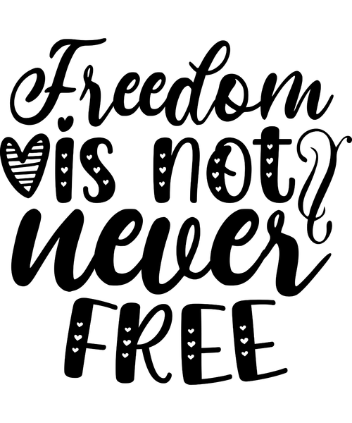 Freedom is not never free-01 Poster Canvas Movie Film Print A0 A1 A2 A3 A4 A5 A6