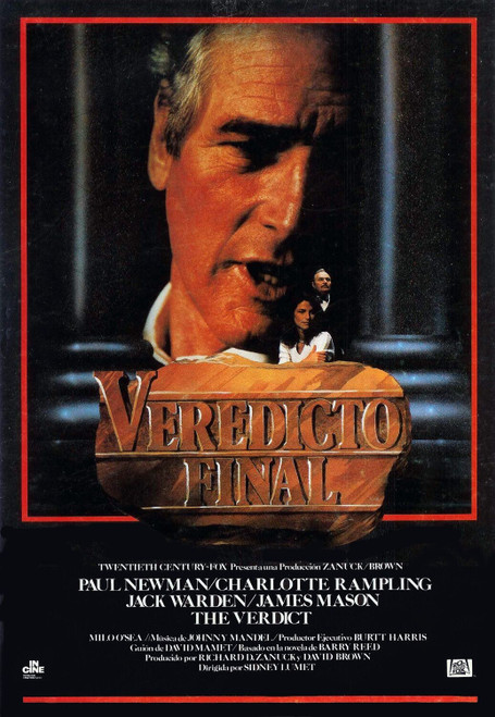 The Verdict (1982)_3 Poster Canvas Movie Film Print A0 A1 A2 A3 A4 A5 A6 Art Wal