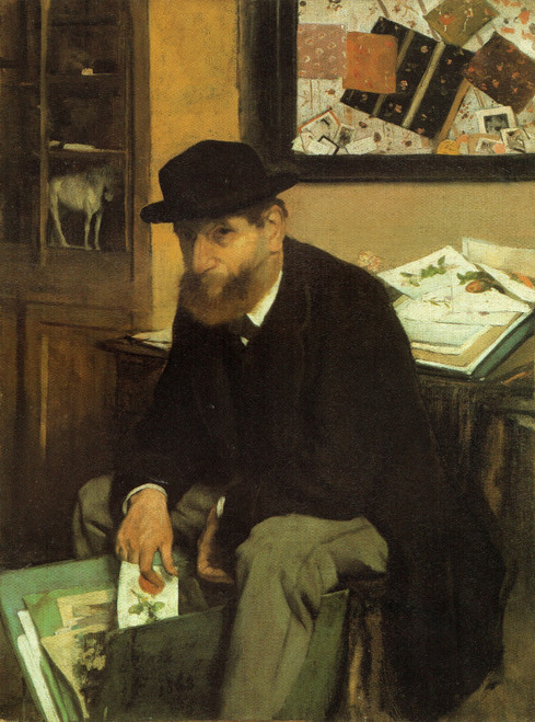 Degas- The Collector- 1866 Poster Canvas Movie Film Print A0 A1 A2 A3 A4 A5 A6 A
