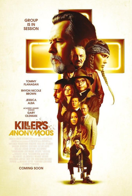 Killers Anonymous (2019)_3 Poster Canvas Movie Film Print A0 A1 A2 A3 A4 A5 A6 A
