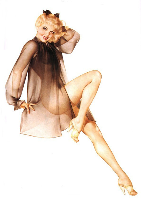 Alberto_Vargas_Pin-Up_Art_368 Art Gallery Poster Canvas Print Wall Decoration A0