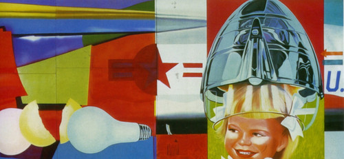 1964 1965 James Rosenquist F111, Detail American painting Art Gallery Poster Can