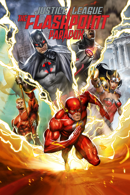 Justice_League_The_Flashpoint_Paradox (1) Poster Canvas Movie Film Print A0 A1 A