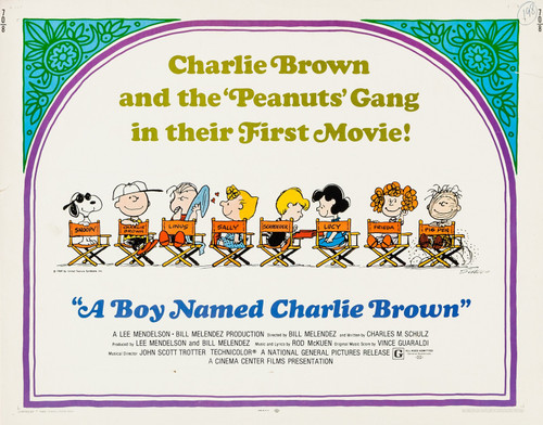A Boy Named Charlie Brown (1969)_1 Movie Film Poster Canvas iconic design
