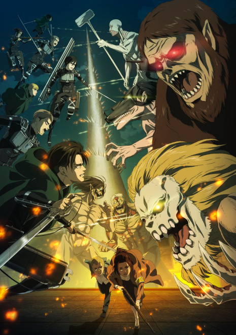 attack on titan 3 Poster Canvas Movie Film Print A0 A1 A2 A3 A4 A5 A6 Art Wall D
