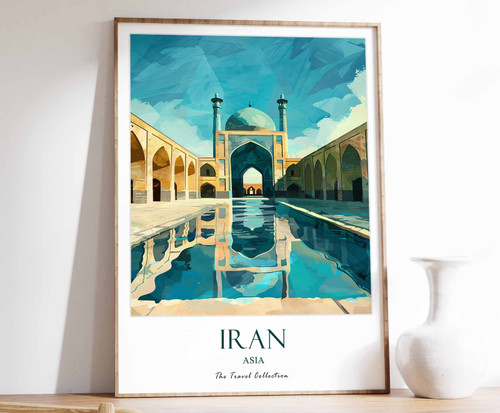 2_Iran Print, Iran Travel Poster, Middle East Travel Print, Islamic Decor, Gift