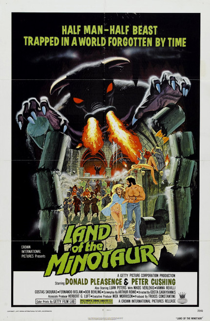 Land Of Minotaur 01 Poster Canvas Movie Film Print A0 A1 A2 A3 A4 A5 A6 Art Wall