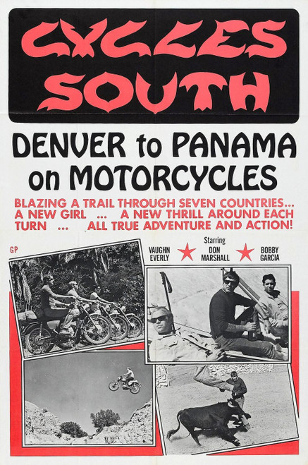 Cycles South (1971)_0 Movie Film Poster Canvas iconic design
