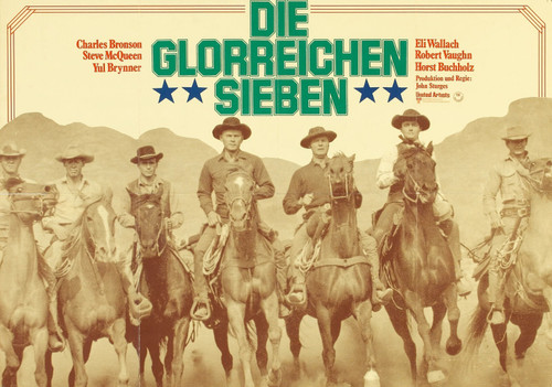 The Magnificent Seven (1) Poster Canvas Movie Film Print A0 A1 A2 A3 A4 A5 A6 Ar