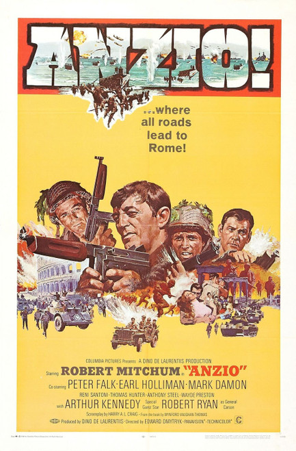 Anzio (1968)_0 Movie Film Poster Canvas iconic design