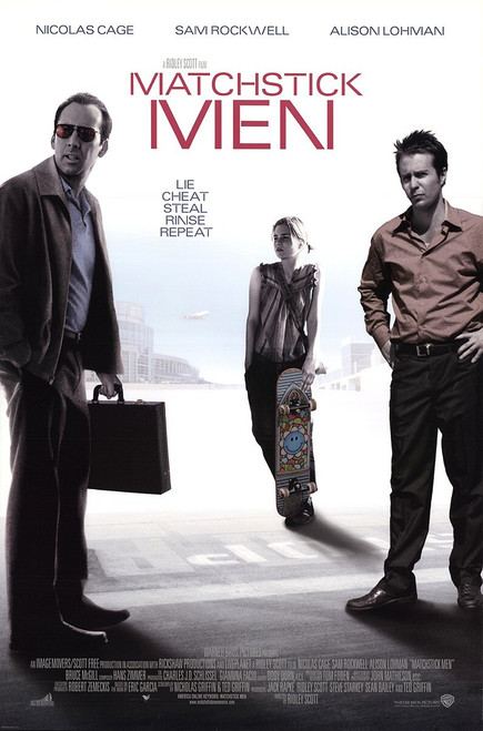 Matchstick Men (2003)_0 Poster Canvas Movie Film Print A0 A1 A2 A3 A4 A5 A6 Art