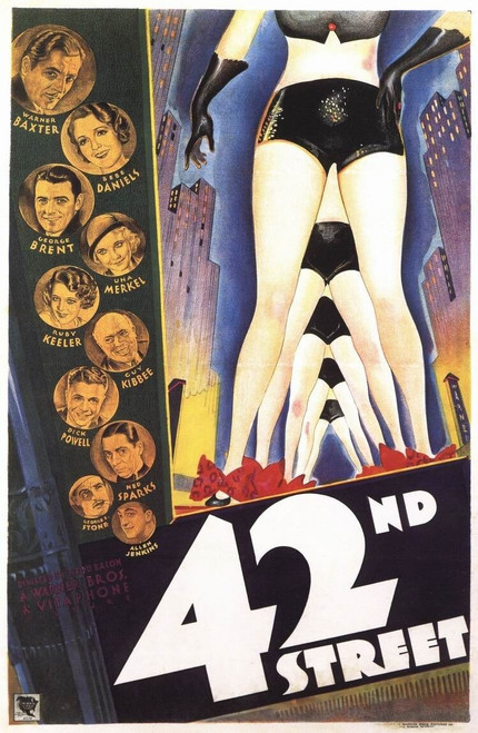 42nd Street (1933)_0 Movie Film Poster Canvas iconic design
