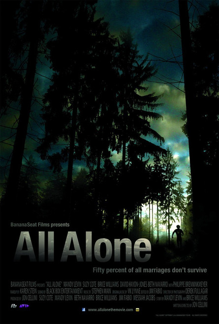 All Alone (2011)_1 Movie Film Poster Canvas iconic design
