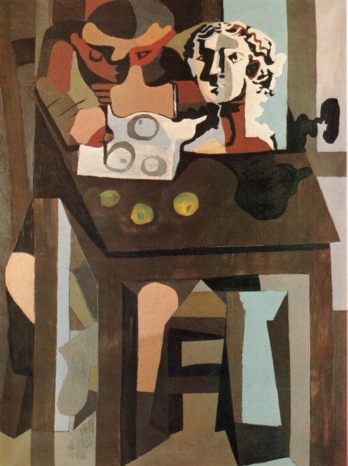 Pablo Picasso - The drawing lesson 1925 Poster Canvas Movie Film Print A0 A1 A2