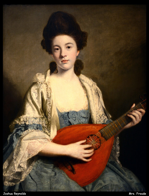 joshua-reynolds---mrs-froude--jpb_14655432704_o(1) Poster Canvas Movie Film Prin