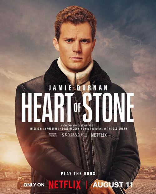 Heart of Stone (2023)_5 Movie Film Poster Canvas iconic design