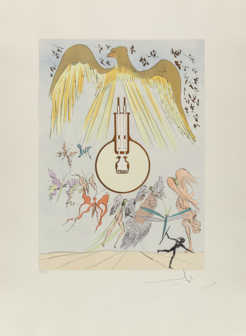 Salvador Dalí Homage à Leonardo da Vinci 1975 Picture 9 Poster Canvas Movie Film