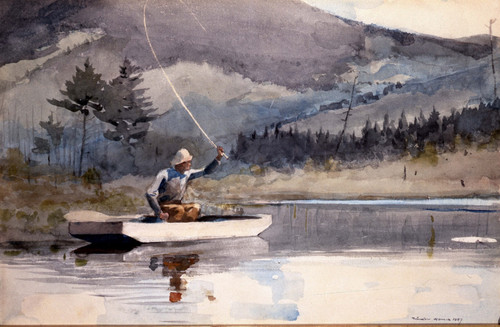 Winslow Homer - Quiet pool Poster Canvas Movie Film Print A0 A1 A2 A3 A4 A5 A6 A