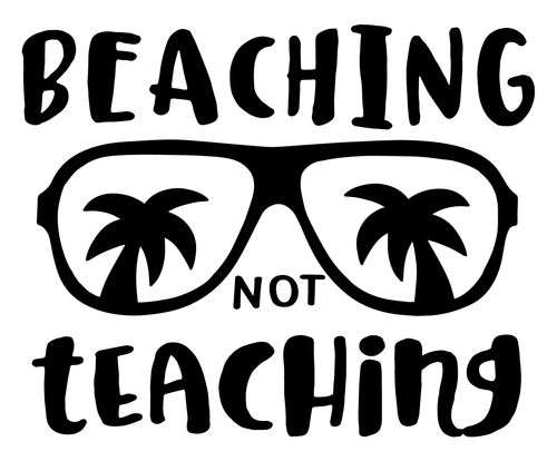 beaching not teaching (5) Poster Made to Order Canvas Print A0 A1 A2 A3 A4 A5 A6