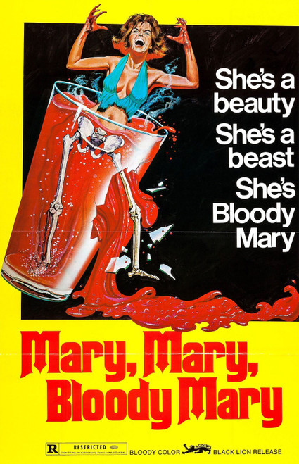 Mary, Mary, Bloody Mary (1975)_0 Poster Canvas Movie Film Print A0 A1 A2 A3 A4 A