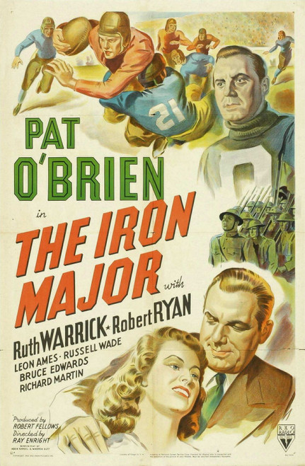 The Iron Major (1943)_0 Poster Canvas Movie Film Print A0 A1 A2 A3 A4 A5 A6 Art