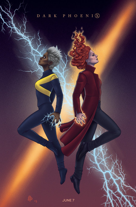 Dark Phoenix (2019)_27 Movie Film Poster Canvas iconic design