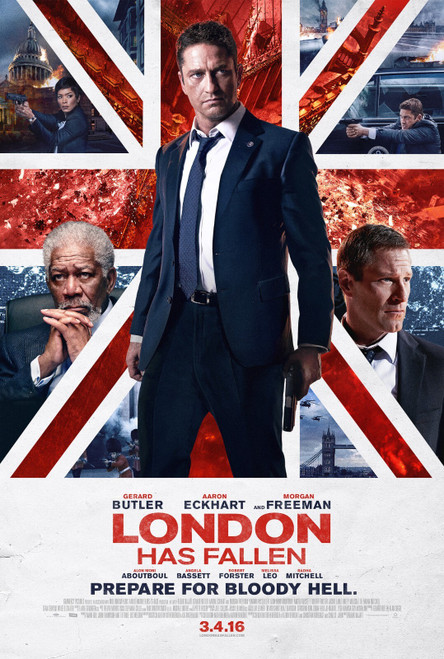 London Has Fallen (2016)_4 Poster Canvas Movie Film Print A0 A1 A2 A3 A4 A5 A6 A