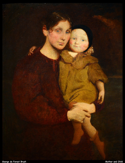 george-de-forest-brush---mother-and-child-2--jpb_29001848800_o(1) Poster Canvas