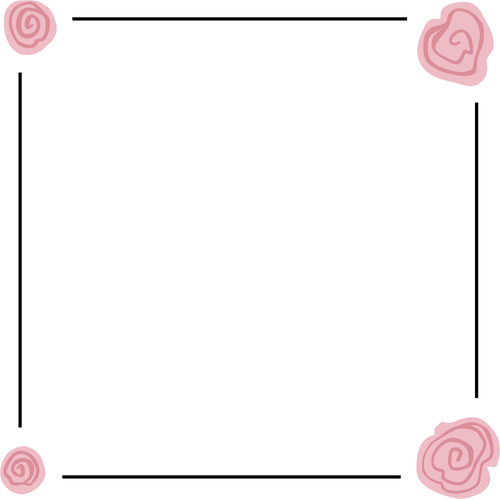 4 roses square Poster Canvas Movie Film Print A0 A1 A2 A3 A4 A5 A6 Art Wall Dec