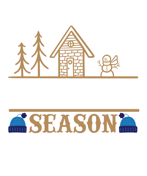 Tis the season to be freezin=1236-01 Poster Canvas Movie Film Print A0 A1 A2 A3