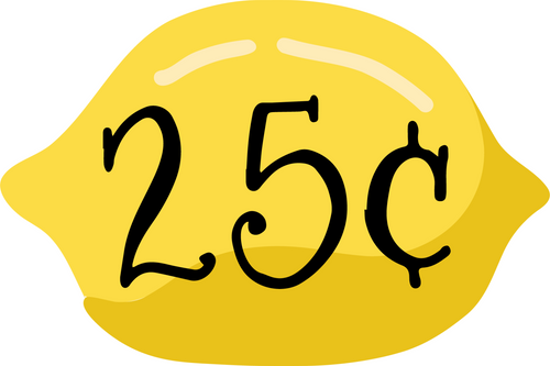 25 cents lemon Poster Canvas Movie Film Print A0 A1 A2 A3 A4 A5 A6 Art Wall Deco