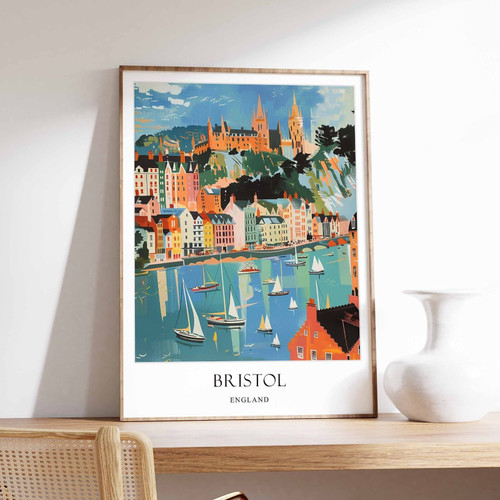 2_Bristol Poster, England Poster, Travel Poster, Wall Art, Home Decor, Street Ar