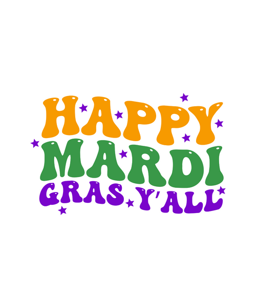 happy mardi gras yall-01 (2) Poster Canvas Movie Film Print A0 A1 A2 A3 A4 A5 A6