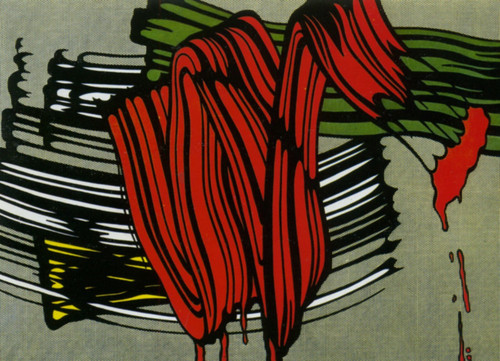 1965 Roy Lichtenstein Big Painting VI American painting Poster Canvas Movie Film