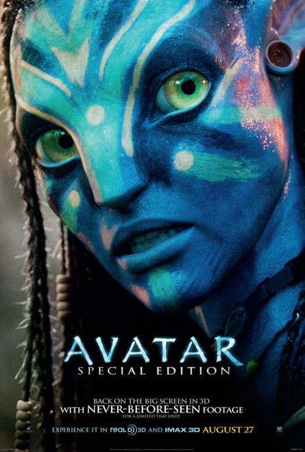 Avatar (2009)_8 Movie Film Poster Canvas iconic design Avatar (2009)_8 Movie Film Poster Canvas iconic design