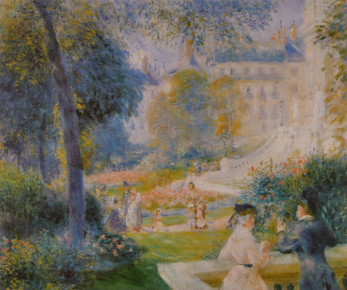 Pierre Auguste Renoir - Le Square de la Trinité 1875 Poster Canvas Movie Film Pr
