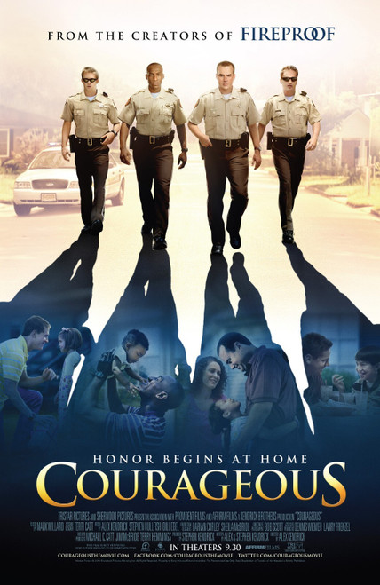 Courageous (2011)_1 Movie Film Poster Canvas iconic design