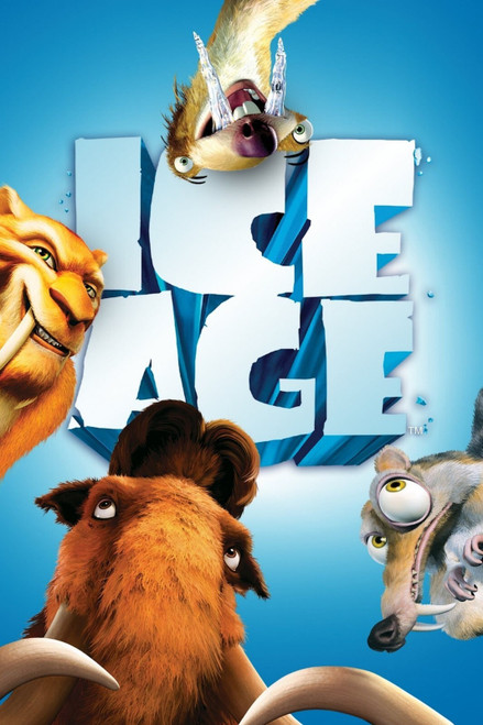 ICE AGE (2002) 5 Poster Canvas Movie Film Print A0 A1 A2 A3 A4 A5 A6 Art Wall De