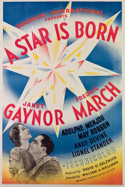 A Star Is Born (1937)_0 Movie Film Poster Canvas iconic design
