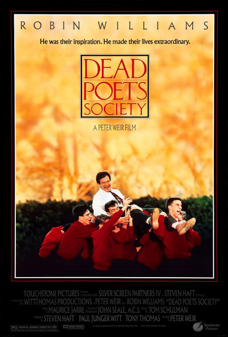 Dead Poets Society (1989)_0 Movie Film Poster Canvas iconic design